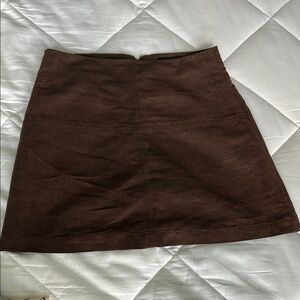 Sanctuary Brown A-Line Mini Skirt Casual